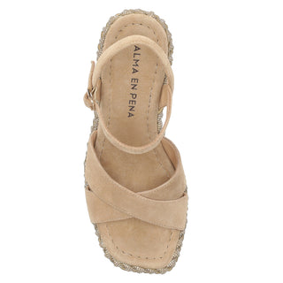 Zapatilla con Plataforma Apv251303 Piel Beige