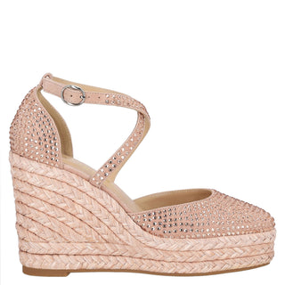 Zapatilla con Plataforma Apv2551002 Textil Rosa Palido