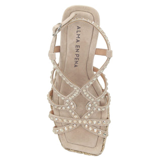 Zapatilla con Plataforma Apv251240 Piel Beige