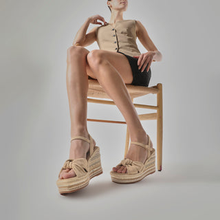 Zapatilla con Plataforma Apv251280 Piel Beige