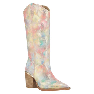 Bota Apv260108 Piel Rosa Multicolores