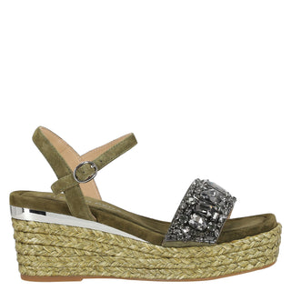 Zapatilla con Plataforma Apv266503 Piel Khaki