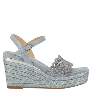 Zapatilla con Plataforma Apv265505 Piel Azul Marino