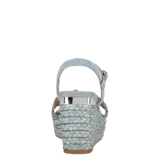 Zapatilla con Plataforma Apv265505 Piel Azul Marino