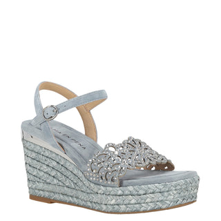 Zapatilla con Plataforma Apv265505 Piel Azul Marino