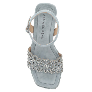 Zapatilla con Plataforma Apv265505 Piel Azul Marino