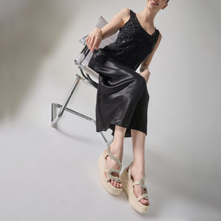 Zapatilla con Plataforma Apv266264 Piel Beige