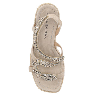 Zapatilla con Plataforma Apv266052 Piel Beige