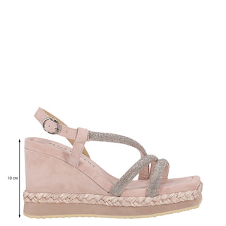 Zapatilla con Plataforma Apv265854 Piel Rosa