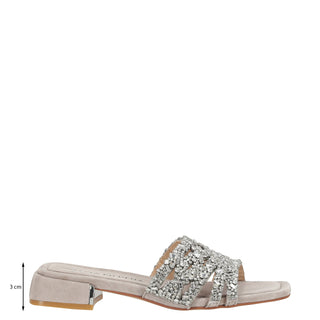 Sandalia con Tacon Apv268750 Piel Taupe