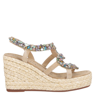 Zapatilla con Plataforma Apv266052 Piel Natural