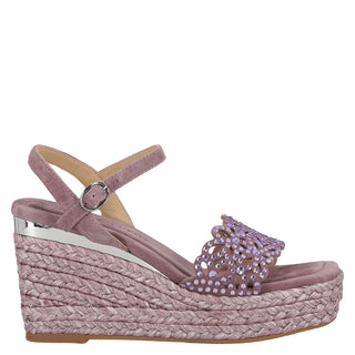 Zapatilla con Plataforma Apv265505 Piel Morado