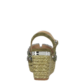 Zapatilla con Plataforma Apv265504 Piel Khaki