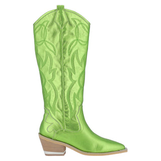 Bota Piel Verde