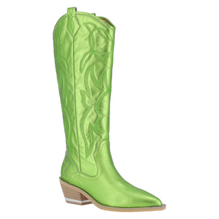 Bota Piel Verde