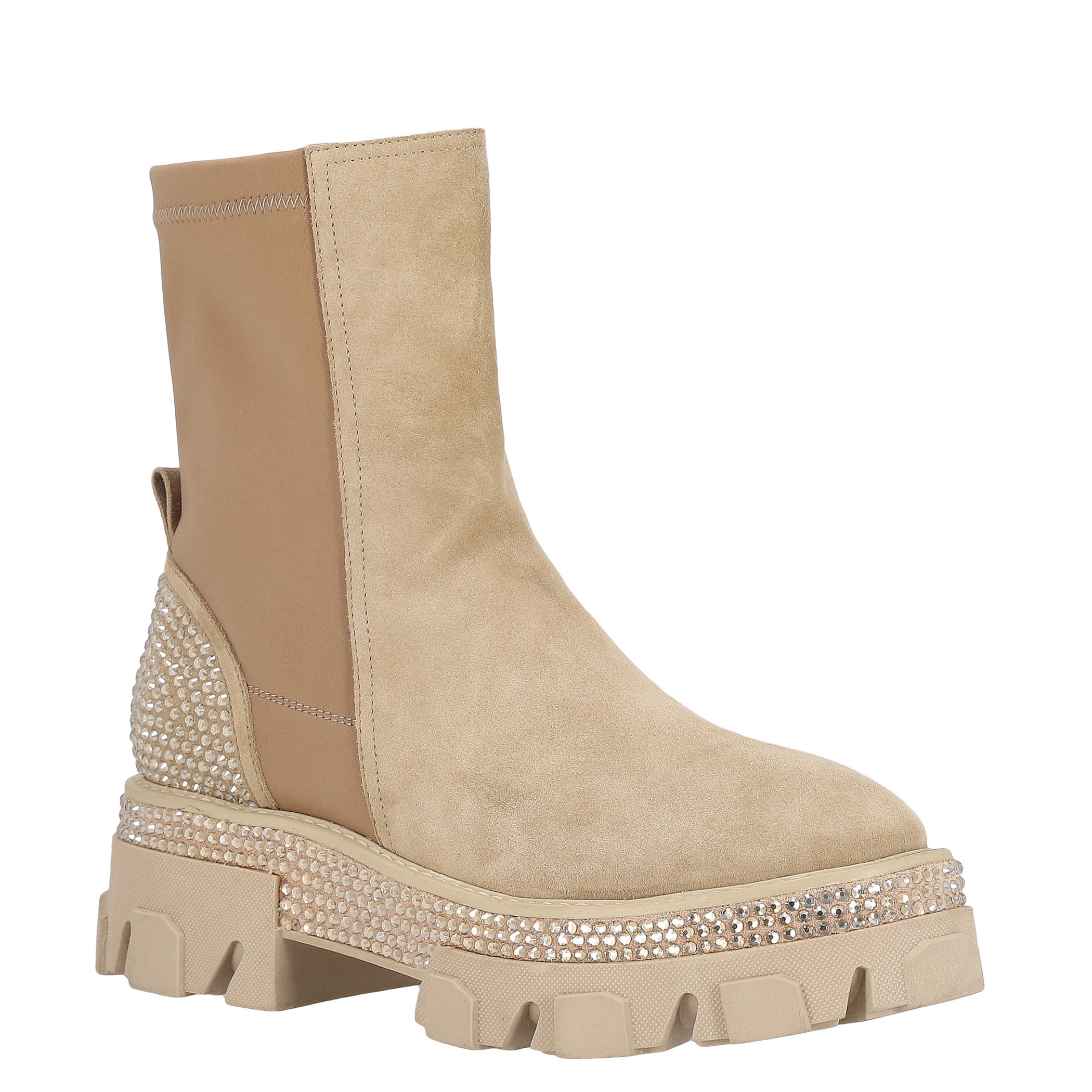 Botin Piel Beige Alma En Pena