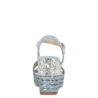 Zapatilla con Plataforma Apv23496 Piel Azul