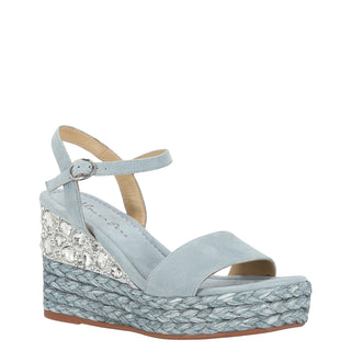 Zapatilla con Plataforma Apv23496 Piel Azul