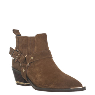 Botín con Tacón Api22194 Gamuza Cafe