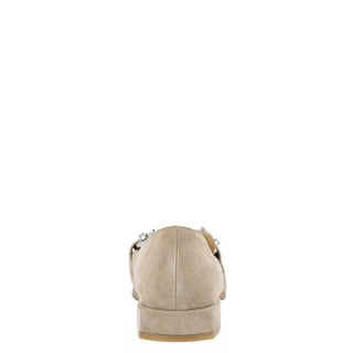 Mocasin Piel Acabado Gamuza Beige