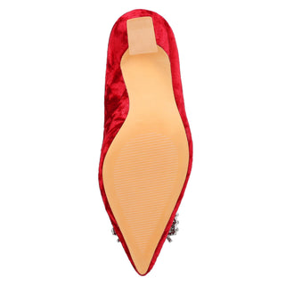 Zapatilla Textil Rojo