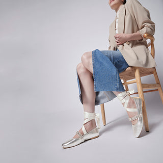 Ballerina Api240171 Piel Plata