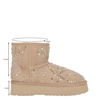 Botín Api241042 Gamuza Beige