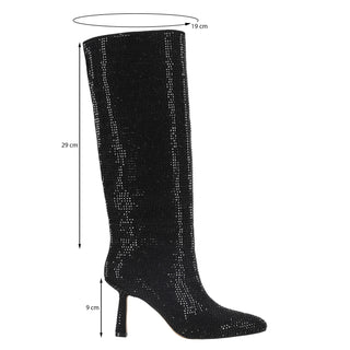 Bota Api240413 Textil Negro