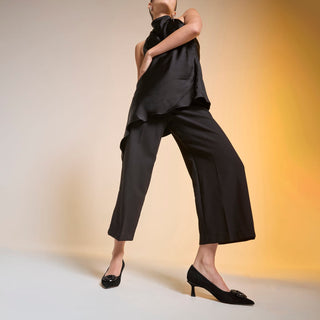 Zapatilla Api250500 Piel Negro