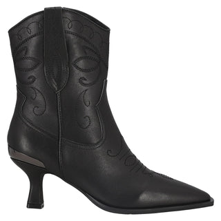 Botín con Tacón Api250565 Piel Negro