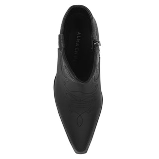 Botín con Tacón Api250565 Piel Negro