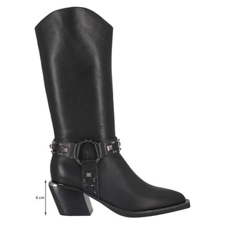 Bota Api250815 Piel Negro