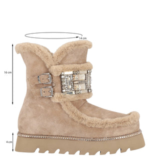 Botín Api251400 Piel Beige