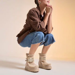 Botín Api251400 Piel Beige