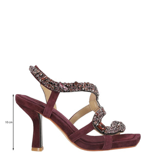 Sandalia Api250087 Piel Vino