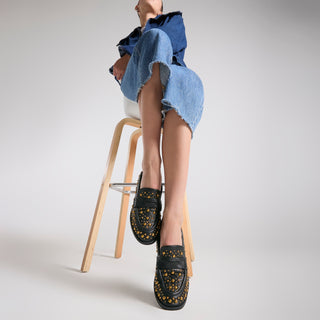 Mocasin Api250200 Piel Negro