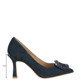 Zapatilla Api250401 Piel Azul Marino