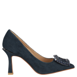 Zapatilla Api250401 Piel Azul Marino