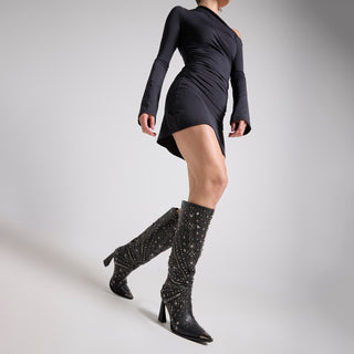 Bota Api250631 Piel Negro