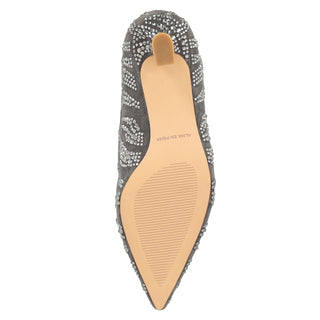 Botín con Tacón Api250651 Piel Gris