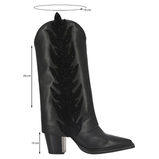 Bota Api250702 Piel Negro