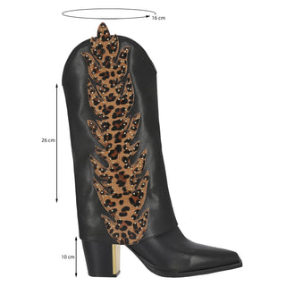 Bota Api250703 Piel Negro