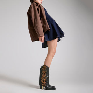 Bota Api250703 Piel Negro