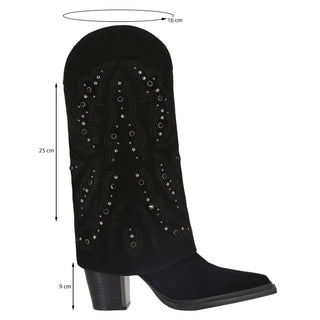 Bota Api250714 Piel Negro