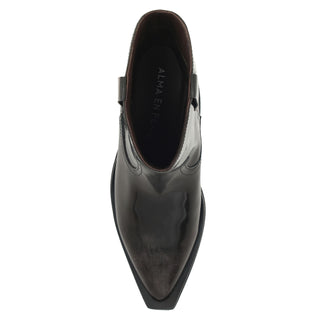 Botín con Tacón Api250817 Piel Gris