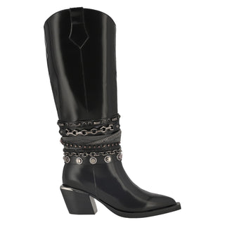 Bota Api250819 Piel Negro