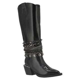 Bota Api250819 Piel Negro