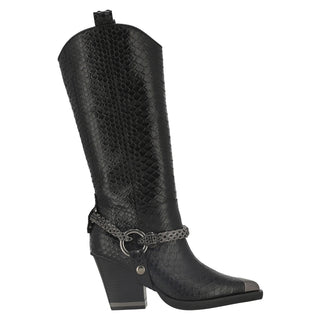 Bota Api250851 Piel Negro