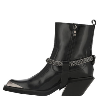 Botín con Tacón Api250926 Piel Negro