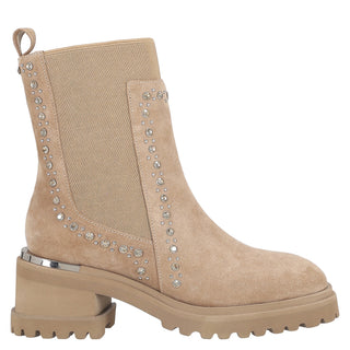 Botín con Tacón Api251180 Piel Beige